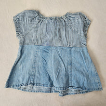 Load image into Gallery viewer, Vintage 90s Denim Girly Shirt 3t/4t
