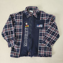 Load image into Gallery viewer, Y2k Mickey Mouse Plaid Jacket 5t/6
