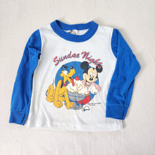 Load image into Gallery viewer, Vintage Mickey &amp; Pluto Long Sleeve 2t/3t
