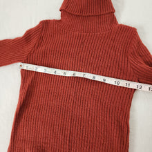 Load image into Gallery viewer, Vintage Rust Ribbed Warm Turtleneck 3t/4t
