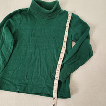 Load image into Gallery viewer, Vintage 70s Dark Green Turtleneck 4t
