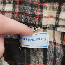 Load image into Gallery viewer, Vintage Saks Plaid Buttondown kids 7/8
