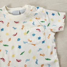 Load image into Gallery viewer, Vintage Reptiles Romper 12 months
