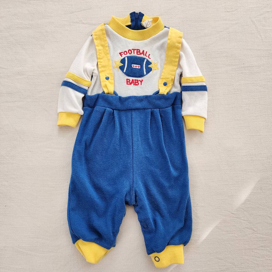 Vintage Football Baby Bodysuit 3-6 months