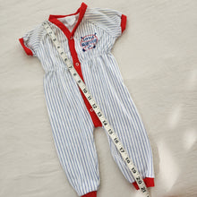 Load image into Gallery viewer, Vintage Baseball Pantsuit 3-6 months
