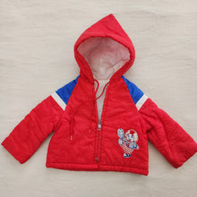 Load image into Gallery viewer, Vintage Football Hooded Jacket 12 months
