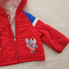 Load image into Gallery viewer, Vintage Football Hooded Jacket 12 months
