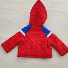 Load image into Gallery viewer, Vintage Football Hooded Jacket 12 months
