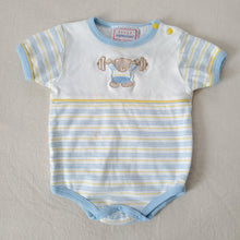 Load image into Gallery viewer, Vintage Bear Weight Lifting Romper 6-9 months
