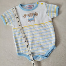 Load image into Gallery viewer, Vintage Bear Weight Lifting Romper 6-9 months
