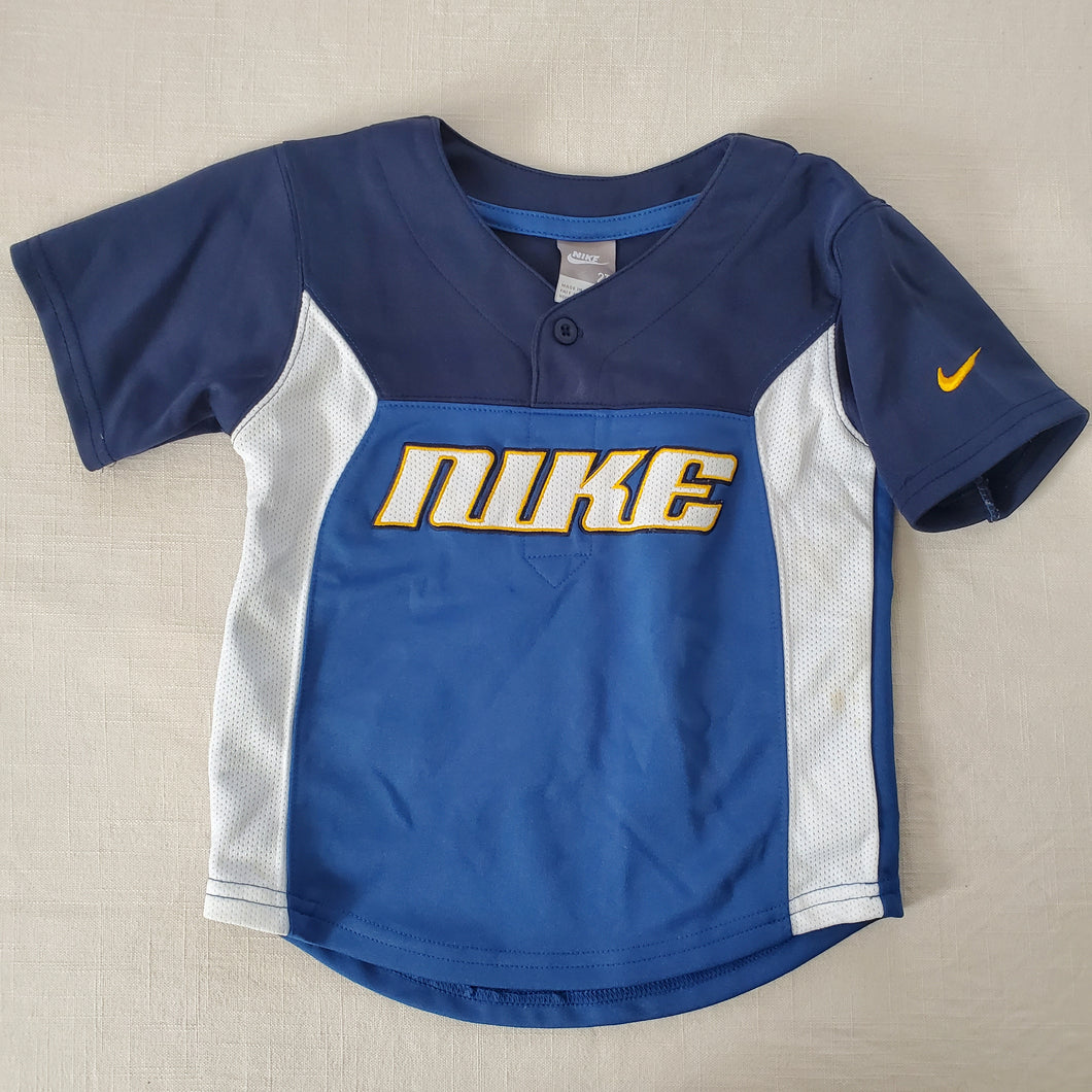 Y2k Nike Blue Jersey 2t