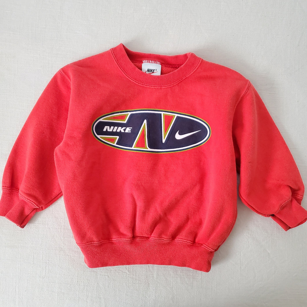 Vintage Y2k Nike Red Crewneck 2t/3t