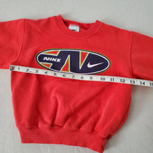 Load image into Gallery viewer, Vintage Y2k Nike Red Crewneck 2t/3t
