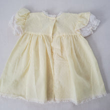 Load image into Gallery viewer, Vintage Yellow Dotted Dress 9-12 months

