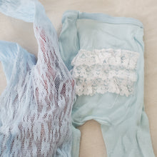 Load image into Gallery viewer, Vintage Bundle Blue Tights 12-24 months

