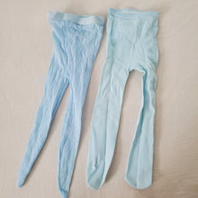 Load image into Gallery viewer, Vintage Bundle Blue Tights 12-24 months

