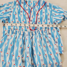 Load image into Gallery viewer, Vintage 70s Sailboat PJs Set 2t *flaw
