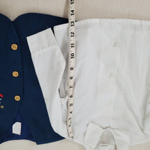 Load image into Gallery viewer, Vintage Sailor Blazer + Buttondown Bundle 2t/3t
