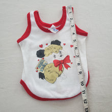 Load image into Gallery viewer, Vintage Hugs &amp; Kisses Puppy Tank Top 6-12 months
