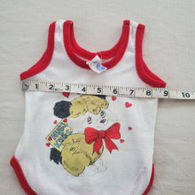 Load image into Gallery viewer, Vintage Hugs &amp; Kisses Puppy Tank Top 6-12 months
