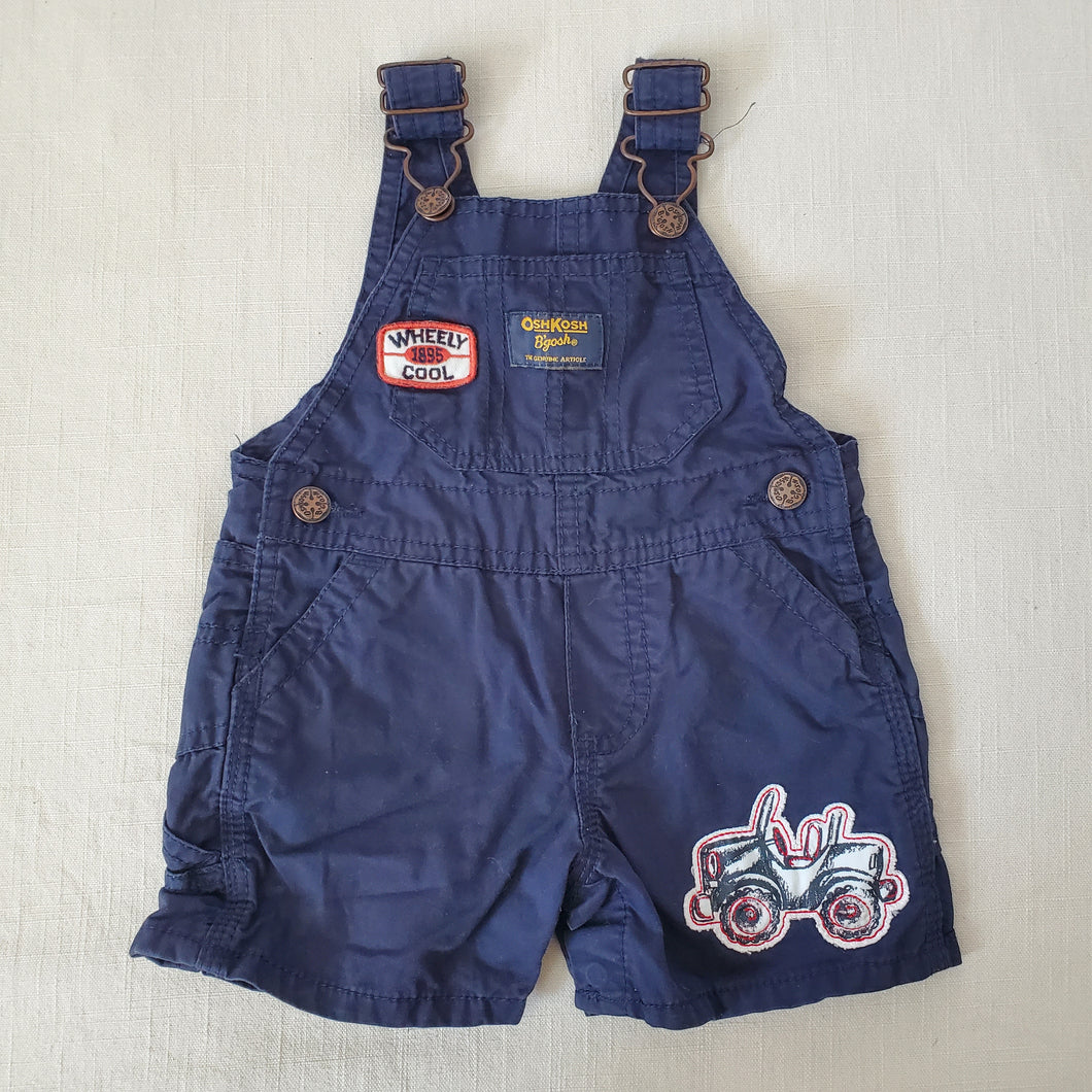 Older Oshkosh Navy Car Shortalls 6 months