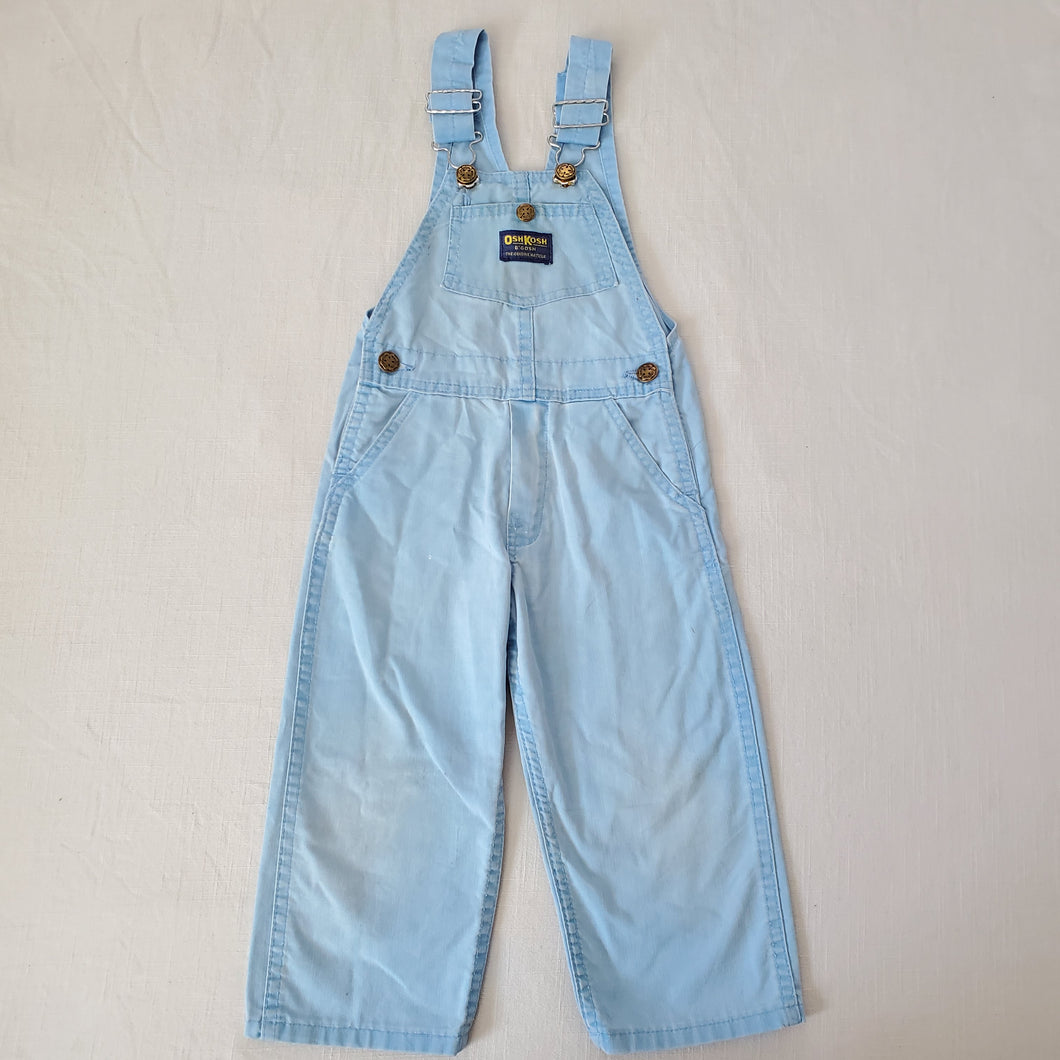 Vintage Oshkosh Light Blue Overalls 3t