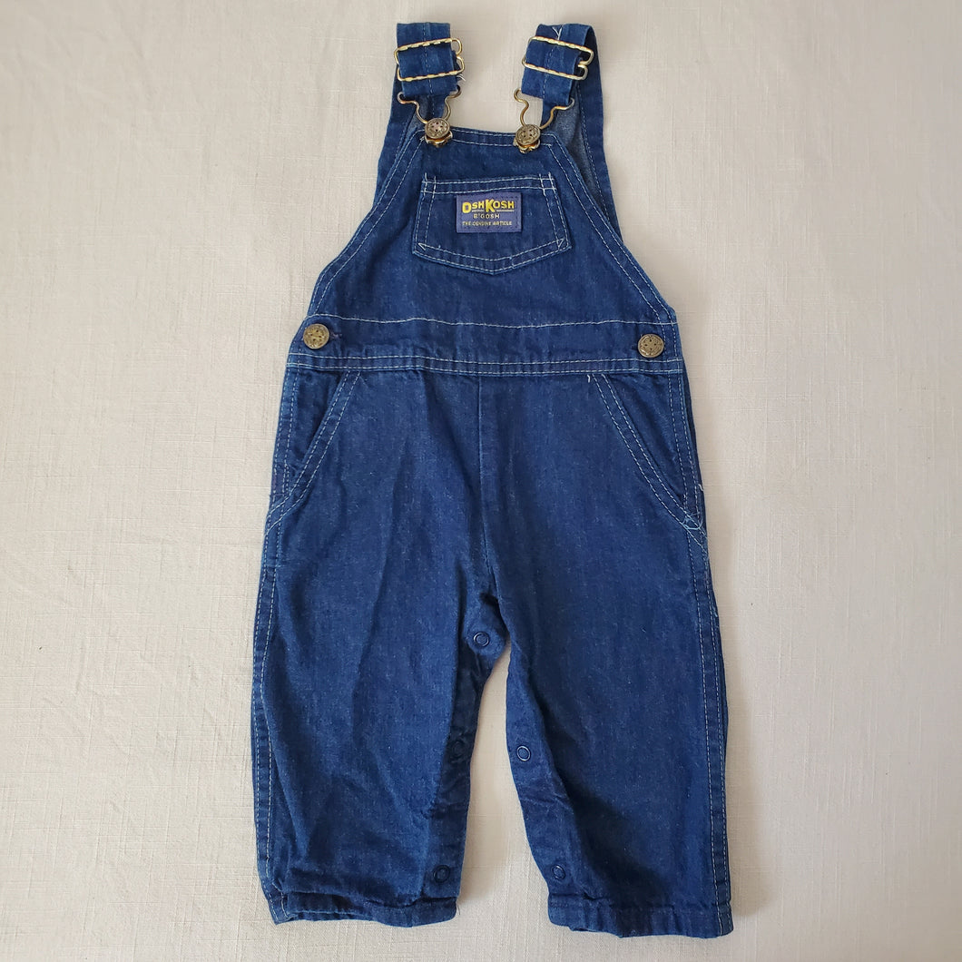 Vintage 80s Oshkosh Denim Overalls 6-9 months