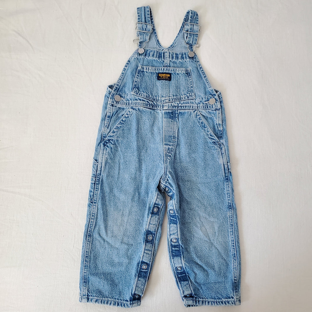 Vintage Oshkosh Denim Overalls 3t