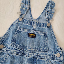 Load image into Gallery viewer, Vintage Oshkosh Denim Overalls 3t
