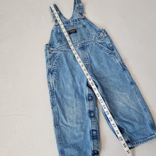 Load image into Gallery viewer, Vintage Oshkosh Denim Overalls 3t
