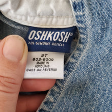Load image into Gallery viewer, Vintage Oshkosh Denim Overalls 3t
