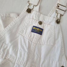 Load image into Gallery viewer, Vintage Oshkosh White Overalls 4t/5t
