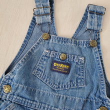 Load image into Gallery viewer, Vintage 70s Oshkosh Denim Skirtall 3t/4t
