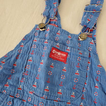 Load image into Gallery viewer, Vintage Oshkosh Nautical Shortalls 4t
