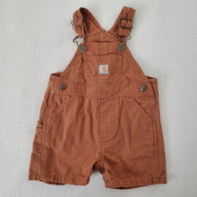 Load image into Gallery viewer, Carhartt Caramel Shortalls 6 months
