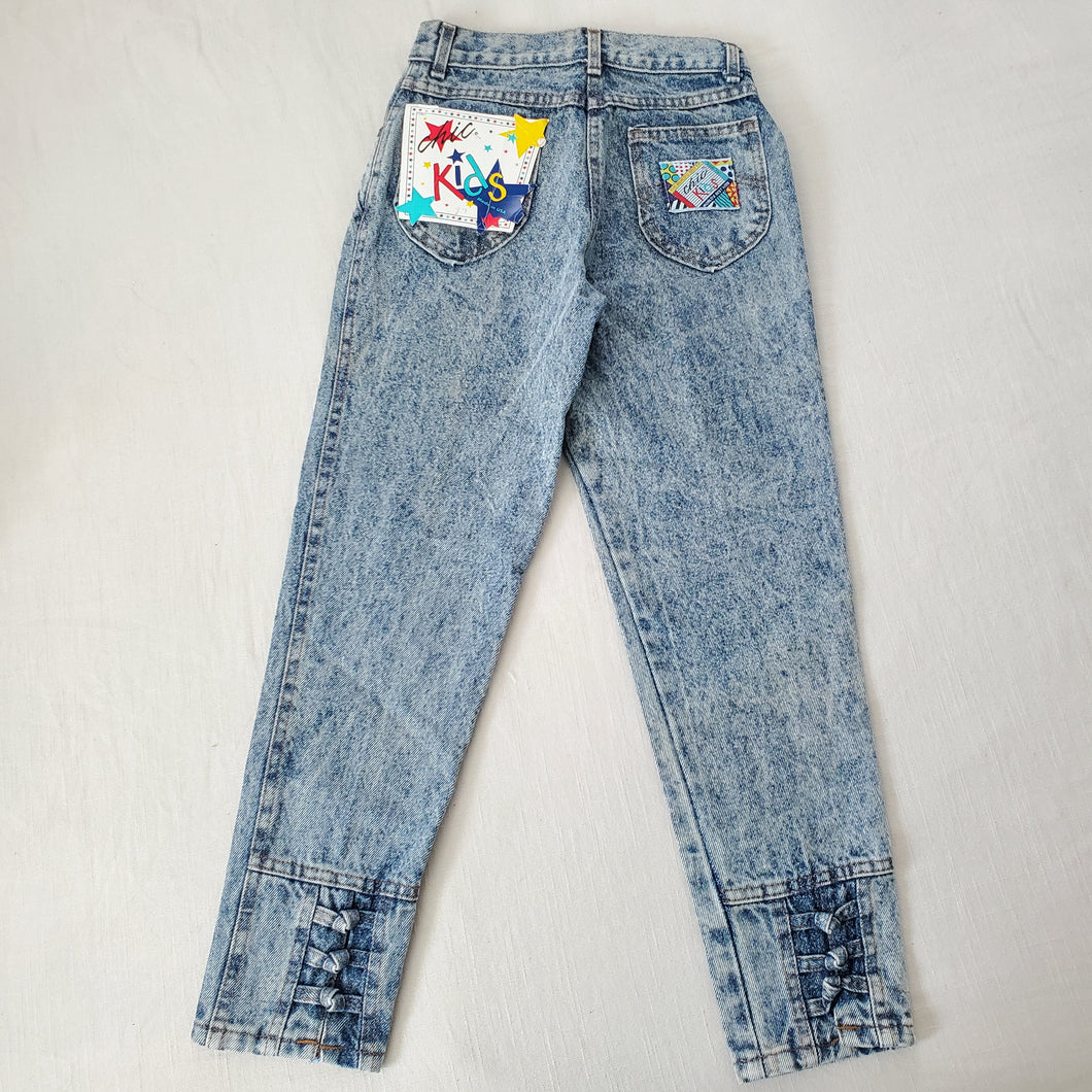 Vintage Deadstock Acid Wash Jeans kids 10