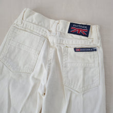 Load image into Gallery viewer, Vintage Brittania White Jeans kids 8 SLIM
