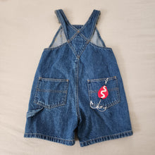 Load image into Gallery viewer, Vintage Old Navy Fishing Painted Shortalls 4t

