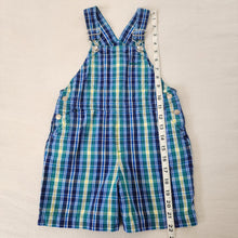 Load image into Gallery viewer, Vintage Gymsport Plaid Shortalls 3t/4t
