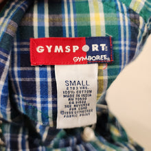 Load image into Gallery viewer, Vintage Gymsport Plaid Shortalls 3t/4t
