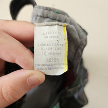 Load image into Gallery viewer, Vintage Stoplight Black Denim Shortalls 12 months
