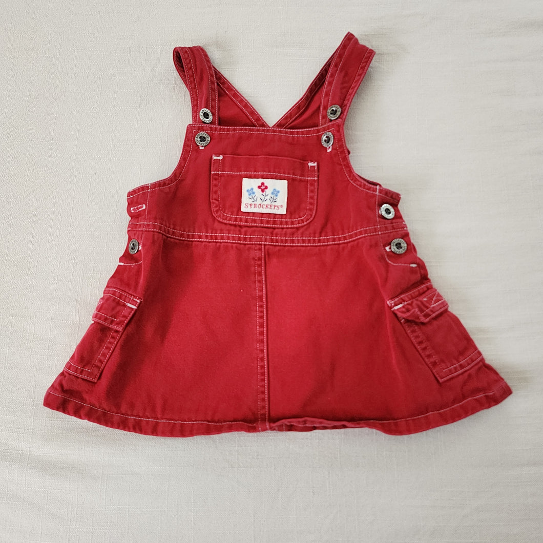 Vintage Sprockets Red Skirtall 12 months