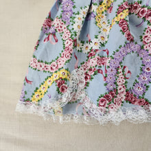 Load image into Gallery viewer, Vintage Frilly Floral Dress 12 months
