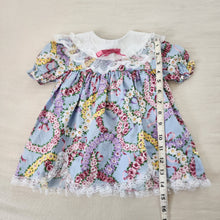 Load image into Gallery viewer, Vintage Frilly Floral Dress 12 months
