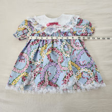 Load image into Gallery viewer, Vintage Frilly Floral Dress 12 months
