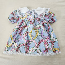 Load image into Gallery viewer, Vintage Frilly Floral Dress 12 months
