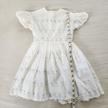 Load image into Gallery viewer, Vintage 50s Floral Eyelet Dress 3t/4t
