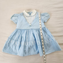 Load image into Gallery viewer, Vintage 50s Blue Dress 12-18 months
