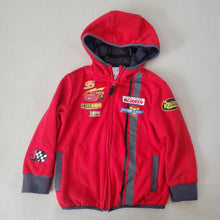 Load image into Gallery viewer, Disney Cars Zipup Red Hoodie 4t
