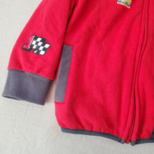 Load image into Gallery viewer, Disney Cars Zipup Red Hoodie 4t
